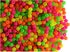 SCARA 0.35 ounce (10g) Czech Glass Round Beads 0.08 inches (2mm), Warm NEON (UV Active) Glass beads for Jewelry and Bracelets Making, Beads for Br...