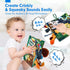 Baby Books 0-6 Months,Infant Tummy Time Toys High Contrast Sensory Baby Toys 6 to 12 Months Touch Feel Book Gift Christmas Stocking Stuffers for B...