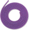 Augen Spiral Cable Protector Wrap for iPhone and Android Charging Cable, Phone Data Cable Sleeve Protector, Charger Cord Wire Protector (Purple Wh...