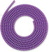 Augen Spiral Cable Protector Wrap for iPhone and Android Charging Cable, Phone Data Cable Sleeve Protector, Charger Cord Wire Protector (Purple Wh...