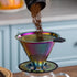 Pour Over Coffee Dripper INSINTAR Reusable Stainless Steel Coffee Filter Paperless Metal Coffee Strainer Single Cup Coffee Maker 1-4 Cup for Campi...