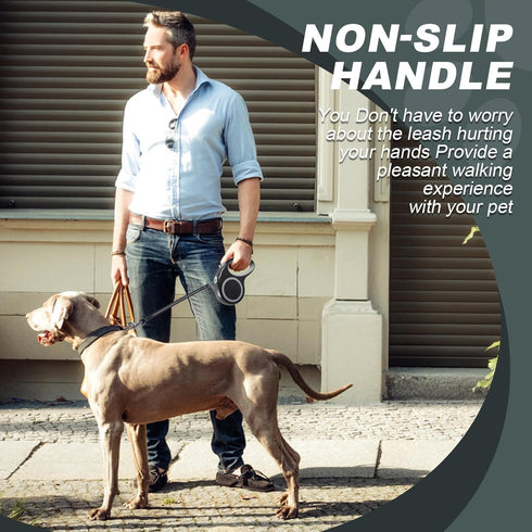 Retractable Dog Leash, 20 FT Dog Walking Leash for Small/Medium Dog or Cat up to 44 lbs, Strong Nylon Cord, Tangle Free, One-Hand Brake...