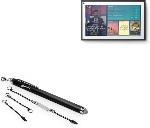 BoxWave Stylus Pen Compatible with Amazon Echo Show 15 - EverTouch Capacitive Stylus, Fiber Tip Capacitive Stylus Pen for Amazon Echo Show 15 - Je...