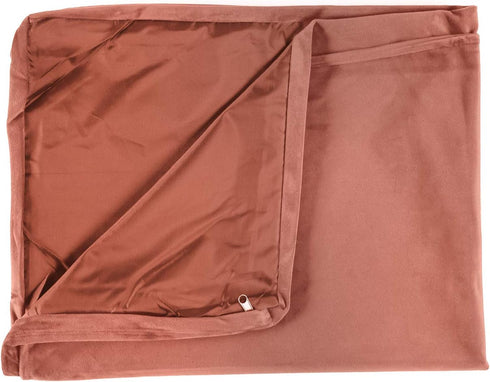 Best Friends by Sheri Dog Bed Cover Replacement for Nap Mat Dog Bed, Velvet, Mauve, 27" x 36"...