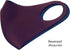 color Everyday aerosilver, reusable, breathable, washable Face Mask, Made In Korea (Small, Dark Navy - Burgundy)...