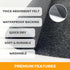 Under Sink Mat Liner Quick Dry Waterproof Non-Adhesive Non-Slip Absorbent Durable Shelf Liners to Protect Cabinets Kitchen Bathroom Machine Washab...