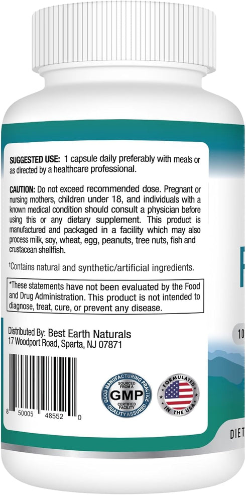 Best Earth Naturals Prostate Support Supplement for Men - Prostate Support - 30 Day Supply...