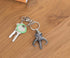 Star Wars Mandalorian Mythosaur Logo Car & Backpack Keychain Ring - Awesome & Heavy Duty 3D Flat Back Metal Key Holder Organizer - Cool Collectibl...