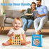 HONGDDY Busy Board Montessori Toys for Toddler, Wooden Sensory Board Switch Toy with Shape Sorter LED Light Up Travel Toys Educational Plane Trave...
