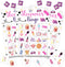 Sleepover Party Bingo Game, 24 Player Pajama Bingo Cards Set for Family Friend Activity, Sleepover Party Favor Decoration Holiday Supplies -a11...