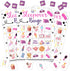 Sleepover Party Bingo Game, 24 Player Pajama Bingo Cards Set for Family Friend Activity, Sleepover Party Favor Decoration Holiday Supplies -a11...
