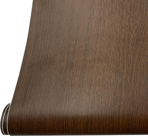 LovingWay 14.7 feet Wallpaper Roll Brown Wood Grain Shelf Liner 17.7x177 Inch Self-Adhesive Computer Gaming Desk Lining Paper Decor Christmas...