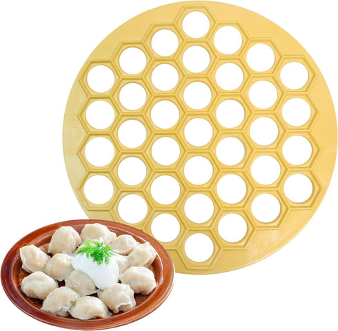 Russian Ravioli Maker Dumplings Mold - Pelmeni Plastic Mold - Siberian Pelmeni Meat - Dumpling Maker Machine - Ravioli Cutter...