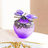 YU FENG 40ml Fancy Purple Dragonfly Empty Refillable Glass Perfume Bottle,Retro Frosted Butterfly Lid Perfume Bottle...