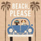 Beach Please Cocktail Napkins - Fun Beach Design, Party Supplies, 20 Beverage Napkins...
