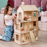 Abaodam Retro Decor ladders Doll House Miniature House Ladder Doll Ladder Tiny Furniture Miniature Decoration Mini House Ladder Small Furniture Wo...
