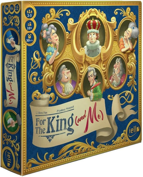 IELLO: for The King (and Me), Strategy Board Game, A Comical Theme That The Whole Family Will Love, Auction and Collection Mechanics, for Ages 10 ...