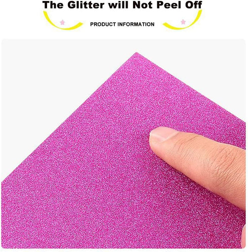 Pack of 20 A4 Size Glitter Craft Paper Sparkle Shinny Craft Sheets, Glitter Cardstock Arts and Crafts Supplies for Handcraft Scrapbook DIY Project...