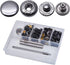 12 Set Leather Snap Fasteners Kit, 15mm Metal Button Snaps Press Studs with 5 Setter Tools for Clothes, Jackets, Jeans Wears, Bracelets, Bags (15m...