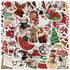 Cute Christmas Stickers 50 Pcs Trendy Style Stickers Laptop Stickers Pack Cool Sticker for Pad MacBook Car Snowboard Bicycle Luggage Water Cup Dec...