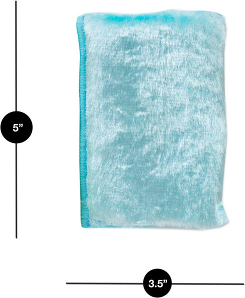 Smart Design Delicate Use Smart Cloth Scrub Sponge with Odorless Rayon Fiber - Set of 3 - Ultra Absorbent - Dual Soft Sides - Cleaning, Dishes, St...