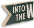 Into the Woods Arrow Wood Wall Decor - Rustic Outdoorsy Wall Art for Cabin, Lodge, or Man Cave...