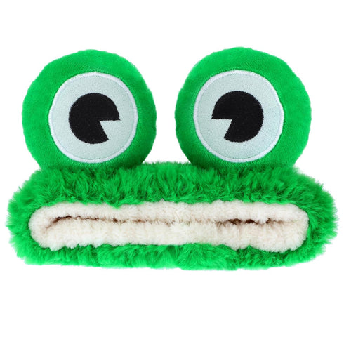Cute Frog Headband, Spa Headband Frog Eye Makeup Head Band Soft Elastic Hair Band for Washing Face Head Wrap Funny Hair Band for Girls Women Yoga ...