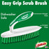 Libman Heavy Duty Scrub Brush Kit | Cleaning Brushes for Household Use | Tub Scrubber | Easy Grip Scrub Brush | Big Job Kitchen Brush | Dual Sided...