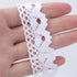 IDONGCAI White Lace Trims Sewing Lace Lace Ribbon for Sewing Delicate Bridal Lace Trim Scallop Edge for Scrapbooking 0.95'' Wide 20Yards...