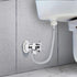 VINTEX Toilet Connector Plumbing kit?Complete Toilet Set Valve with 12" Long Stainless Steel Toilet Connector Hose?1/2 inch NOM Inlet x 3/8 inch O...