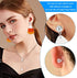 200Pcs Earring Studs for Jewelry Making, Hypoallergenic Ball Post Earring Studs Earring Findings Earring Posts with Loop with 200Pcs Silicone Clea...