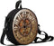 Women Novelty Round Clock Shape Zippered Clock Purses for Women Tote Handbag Shoulder Bag, Gift for Mom Girlfriend...