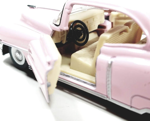 Kinsmart Cadillac Series 62 1953 Cotton Candy Pink 2 Door Coupe 1/43 O Scale Diecast Car for UNISEX CHILDREN...