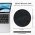 Small Mouse Pad, Abstract Round Mousepad with Non-Slip Rubber Base, Stitched Edge Mouse Pads for Desk Accessories Wireless Mouse Laptop Gaming Com...