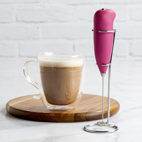 Primula Milk Frother, Pink...