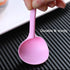 Pack of 100 Pink Extra-Heavy Weight Disposable Plastic Spoons Disposable Flatware Silverware for Soup Dessert Ice Cream Take Out Spoon...