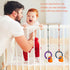 Silicone Teething Ring Toy, Halloween Baby Teether Toys with Rattles Pumpkin and Ghost, Sensory Chew Toys for Babies 3-6-12 Months to Soothe Sore ...