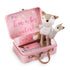 Mud Pie Mini"I'm A Big Sister" Fox Set, Pink, 4.5" x 3"x 1.5" , 2 Piece Set...
