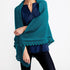 Caron Simply Soft Party Yarn, Gauge 4 Medium Worsted, - 3 oz - Teal Sparkle - For Crochet, Knitting & Crafting...