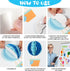 Crtiin 3D Hot Air Balloon Honeycomb Bulletin Board Set for School Classroom Decoration, Balloon Artcraft Cutouts with Honeycomb for Back to School...