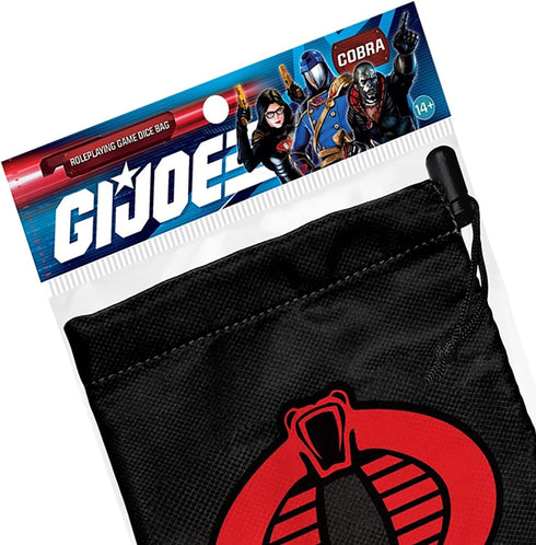 Renegade Game Studios G.I. Joe Roleplaying Game: Cobra Dice Bag - RPG Accessory, Dice Holder, Drawstring Closure...