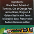 INC Organic Black Seed Toothpaste Bundle: 2 Packs of Essential Palace Fluoride-Free Toothpaste with Bamboo Brushes - Natural Oral Care Combo for H...