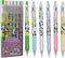 Maydahui 12PCS Kawaii Panda Pens Retractable Panda Gel Pen Cute Little Bear Flower Print Animal Pens Black Ink Comfortable Grip for School Home Of...