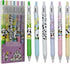 Maydahui 12PCS Kawaii Panda Pens Retractable Panda Gel Pen Cute Little Bear Flower Print Animal Pens Black Ink Comfortable Grip for School Home Of...