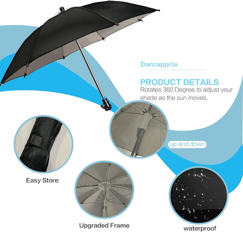 Camera Hot Shoe Umbrella?Camera Rain Umbrella Sunshade?Protects Camera from Rain,Bird Drop,Strong Sunlight,Snow?Waterproof Camera Accessory with S...