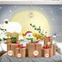 Wood Slices TICIOSH Craft Unfinished Wood kit Predrilled with Hole Wooden Circles for Arts Wood Slices Christmas Ornaments DIY Crafts 30 Pcs 2.0-2...