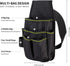 Pocket Tool Belt/Utility Pouch,Portable Practical Canvas Tool Bag With Adjustable Waist Pouch is Suitable for Electricians, Carpenters,Craftsmen,G...