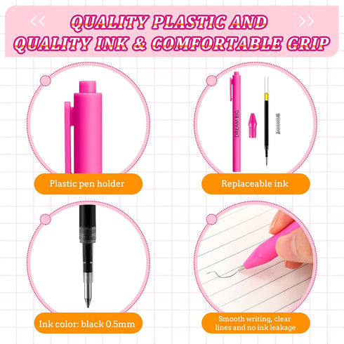 50 Pcs Gel Ink Pens Motivational Pen for Coworkers Inspirational Quote Pen Retractable Rolling Ball Smooth Writing for School Supplies Office Home...