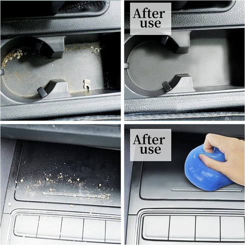 Car Cleaning Gel Kit Universal Detailing Automotive Dust Car Crevice Cleaner Slime Auto Air Vent Interior Detail Removal for Car Putty Cleaning Ke...