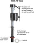 Fluidmaster K-400A-023 Mansfield Toilet Fill Valve and Flush Valve Seal Repair Kit Multicolor...